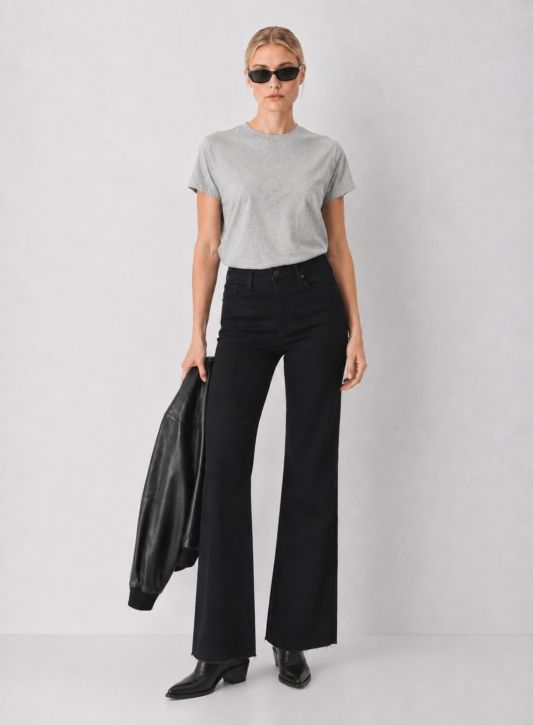 Dear John Fiona Wide Leg Jean - Black Arrow