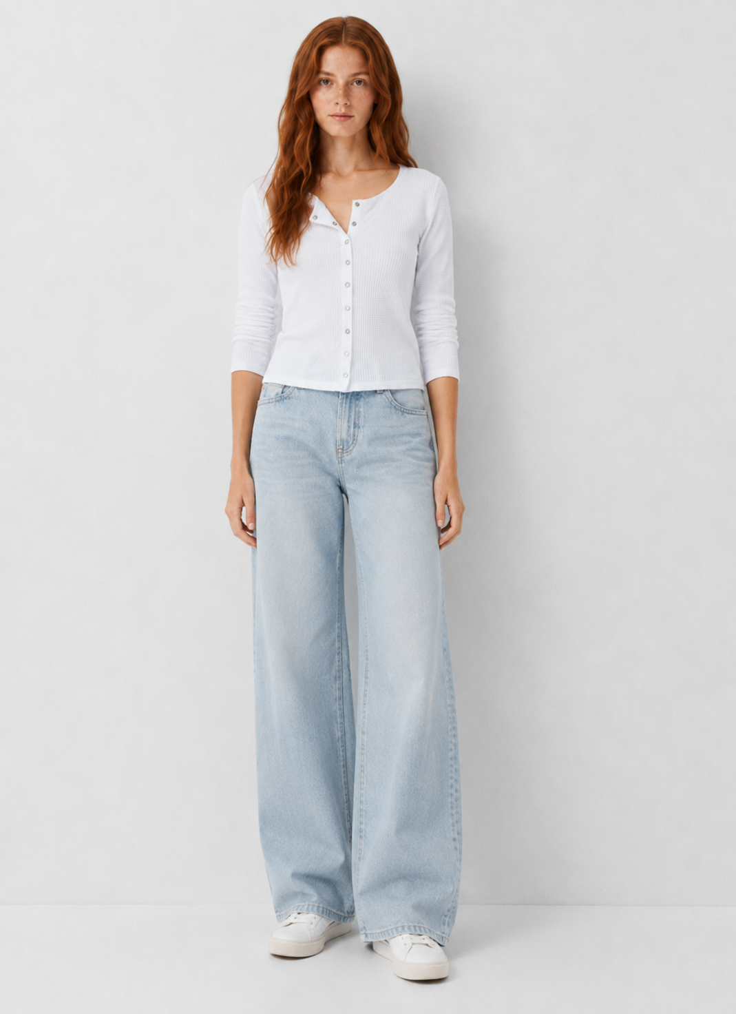 Z Supply Albany Waffle Button Up Top