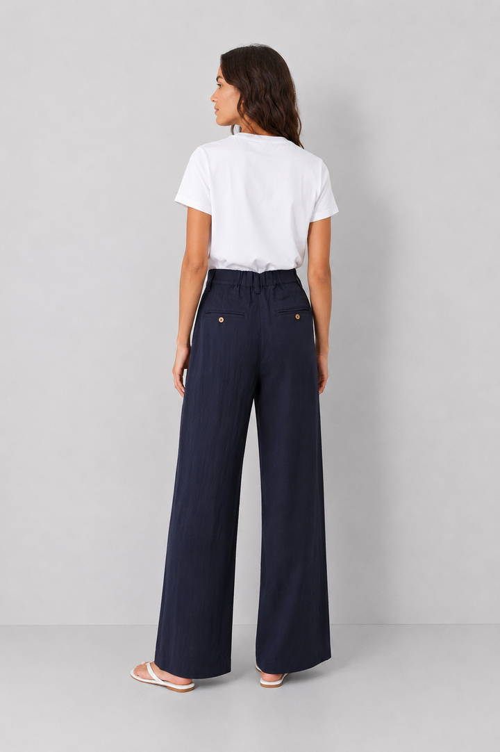 Elan Soft Tailored Wide Leg Pant