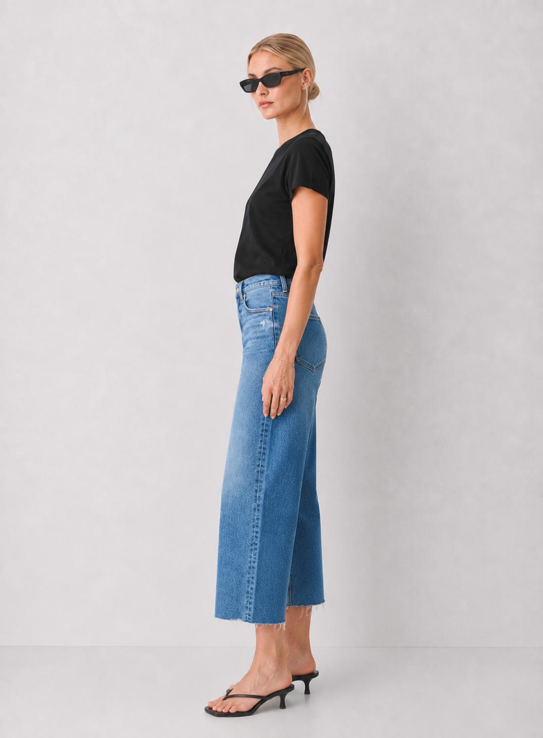 Pistola Lana Crop High Rise Ultra Wide Leg - Rhythm Vintage