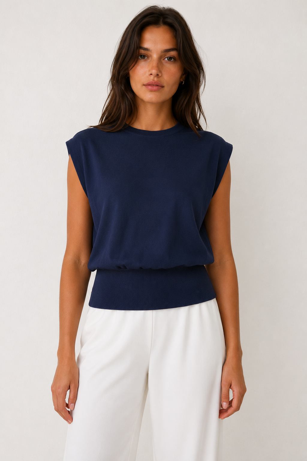 Sleeveless Knitted Top