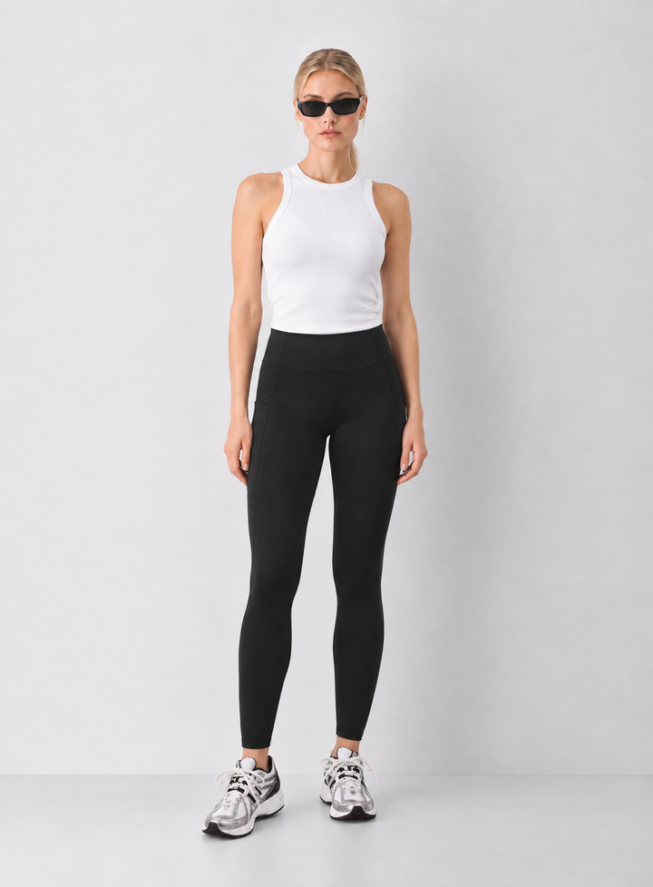 Beyond Yoga Pacer Fleece-backed Pocket Legging