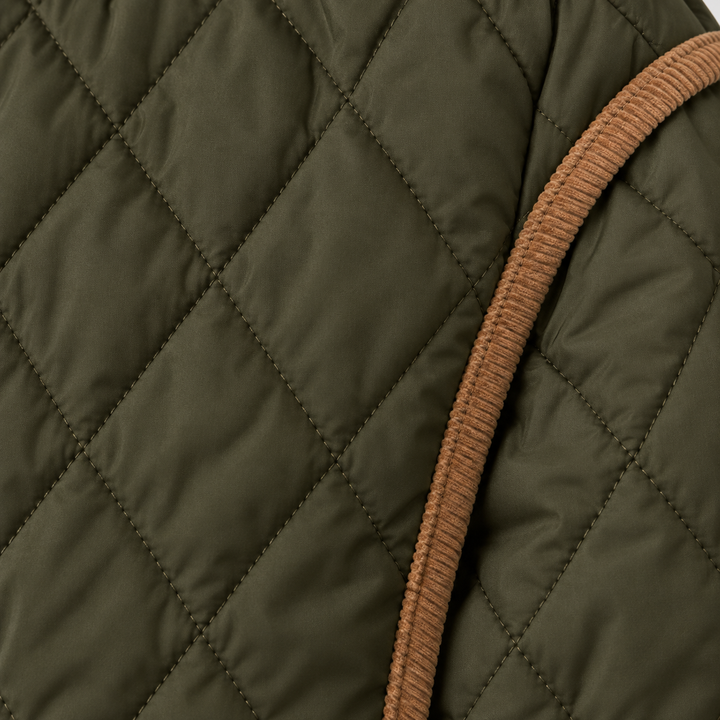 Elan Cord Trim Quilted Jacket