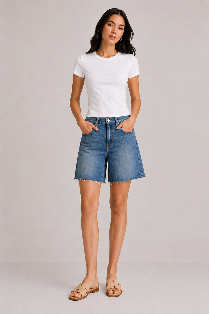 Just Black Denim Bermuda Short