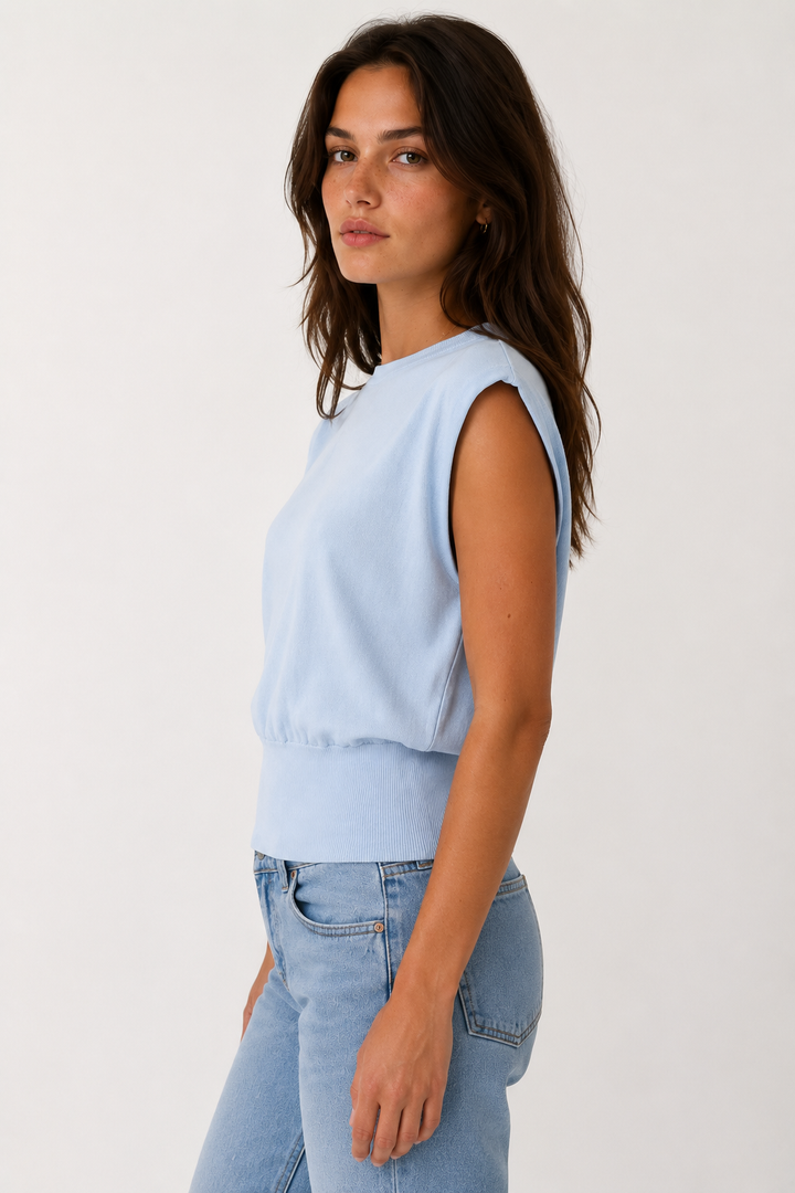 Sleeveless Knitted Top