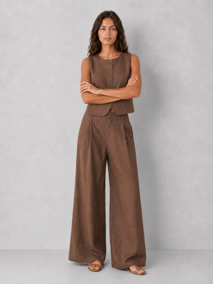 Z Supply Roman Linen Vest