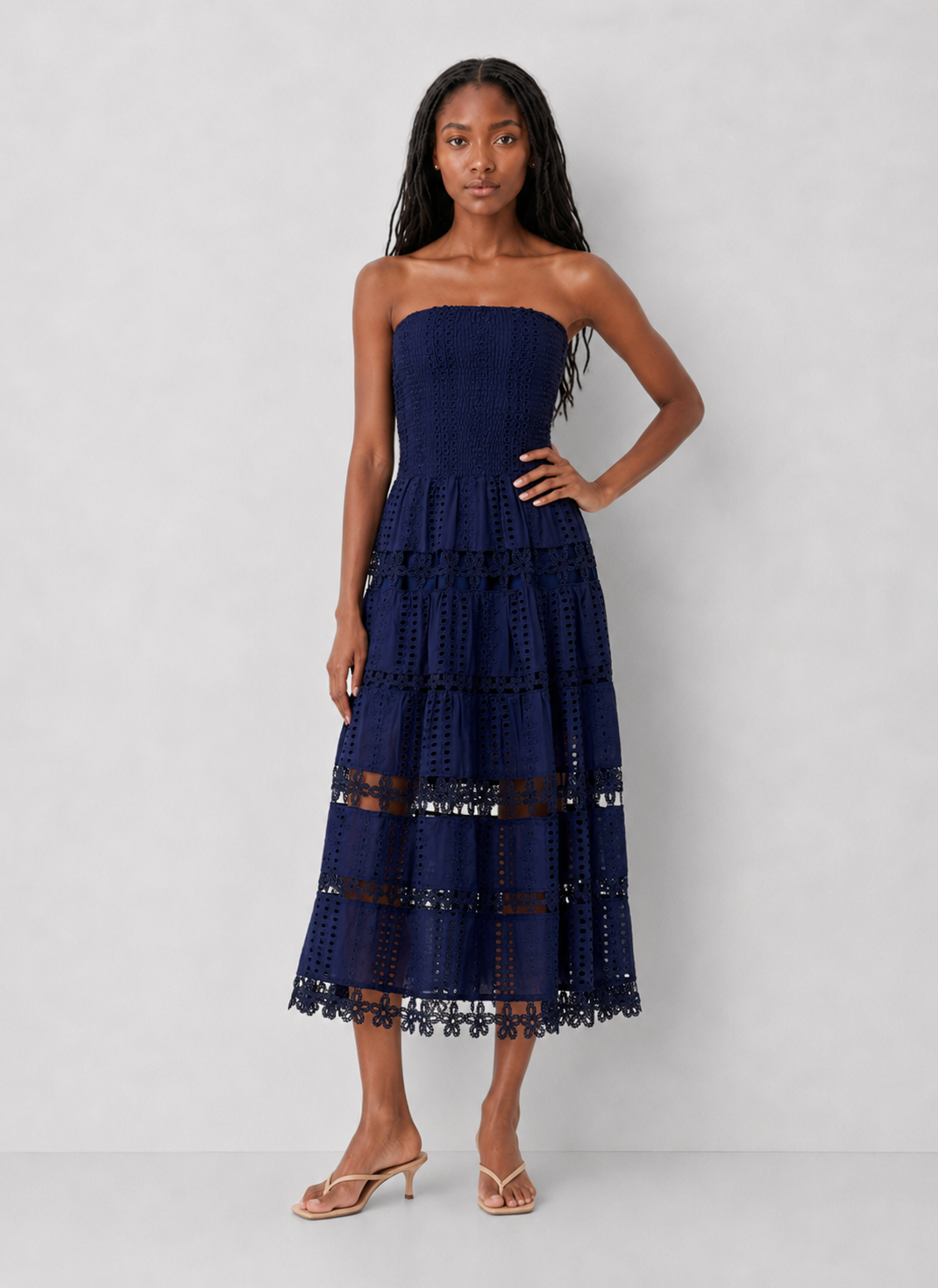 Eyelet Lace Tube Dress - FINAL SALE