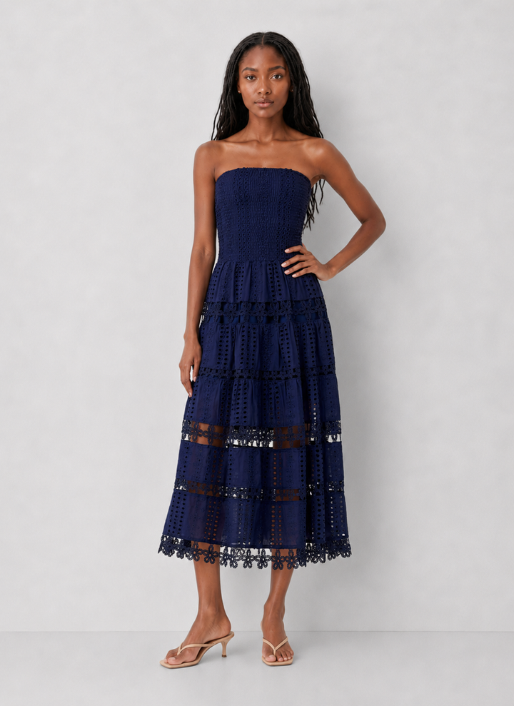 Eyelet Lace Tube Dress - FINAL SALE