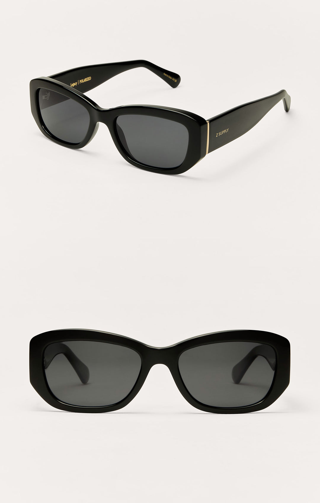 Z Supply Legacy Sunglasses - Black Grey