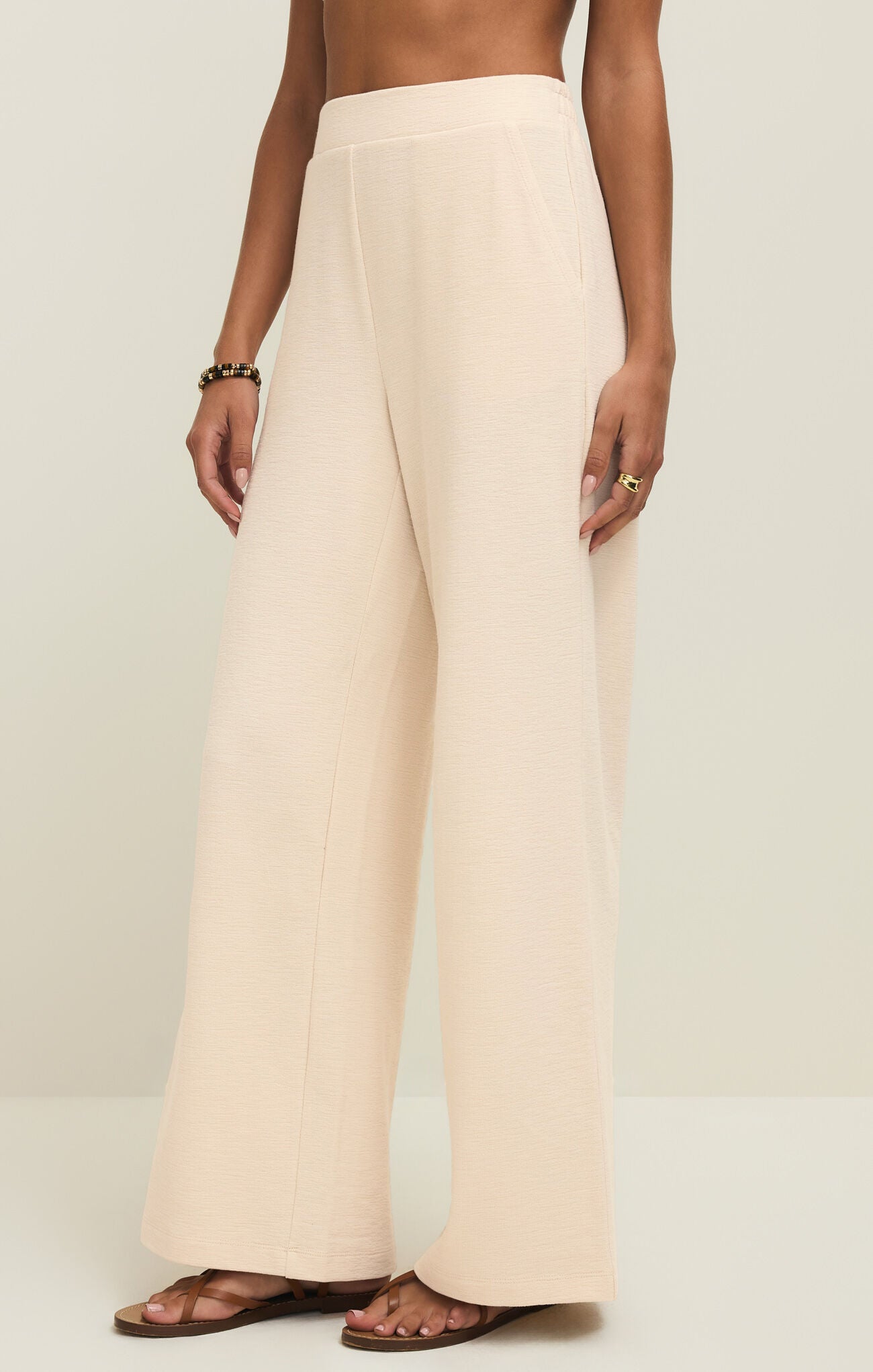 Z Supply Andre Wide Leg Pant | High-Rise Relaxed Pant | Reign
