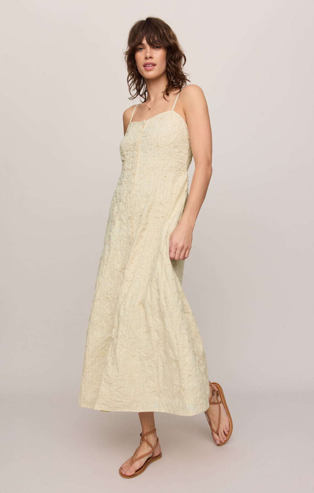 Z Supply Angel Eyes Textured Midi Dress
