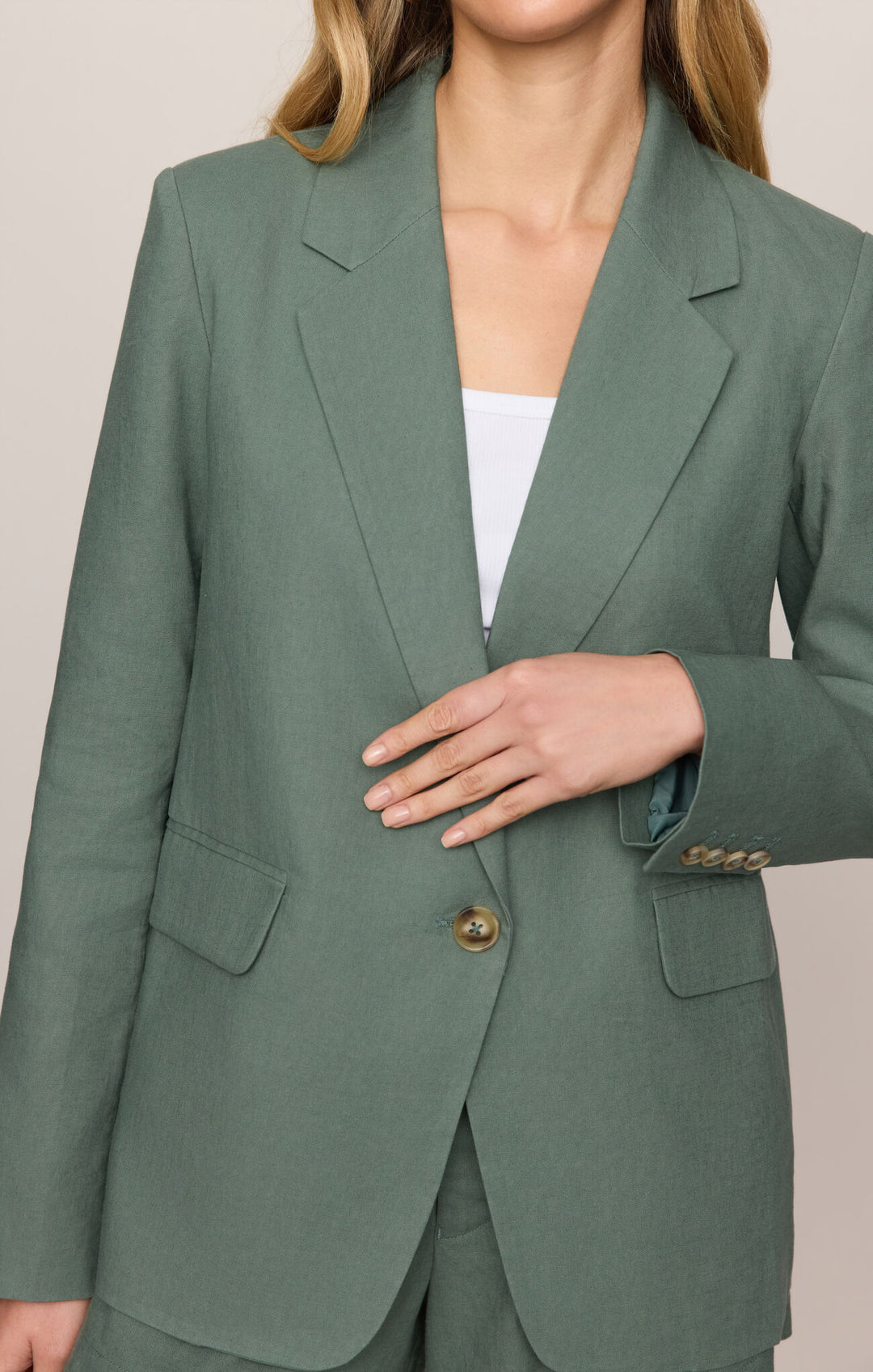 Z Supply Evan Linen Blazer