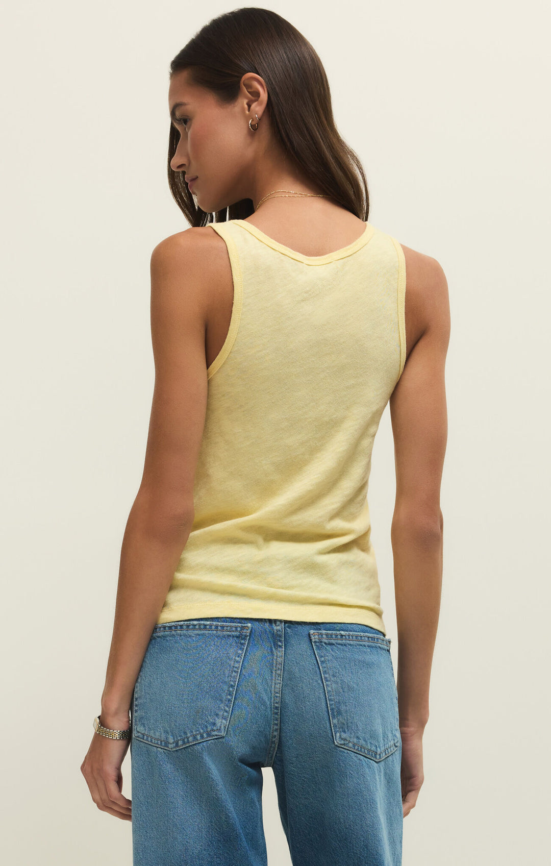 Z Supply Classic Slub Scoop Tank Top