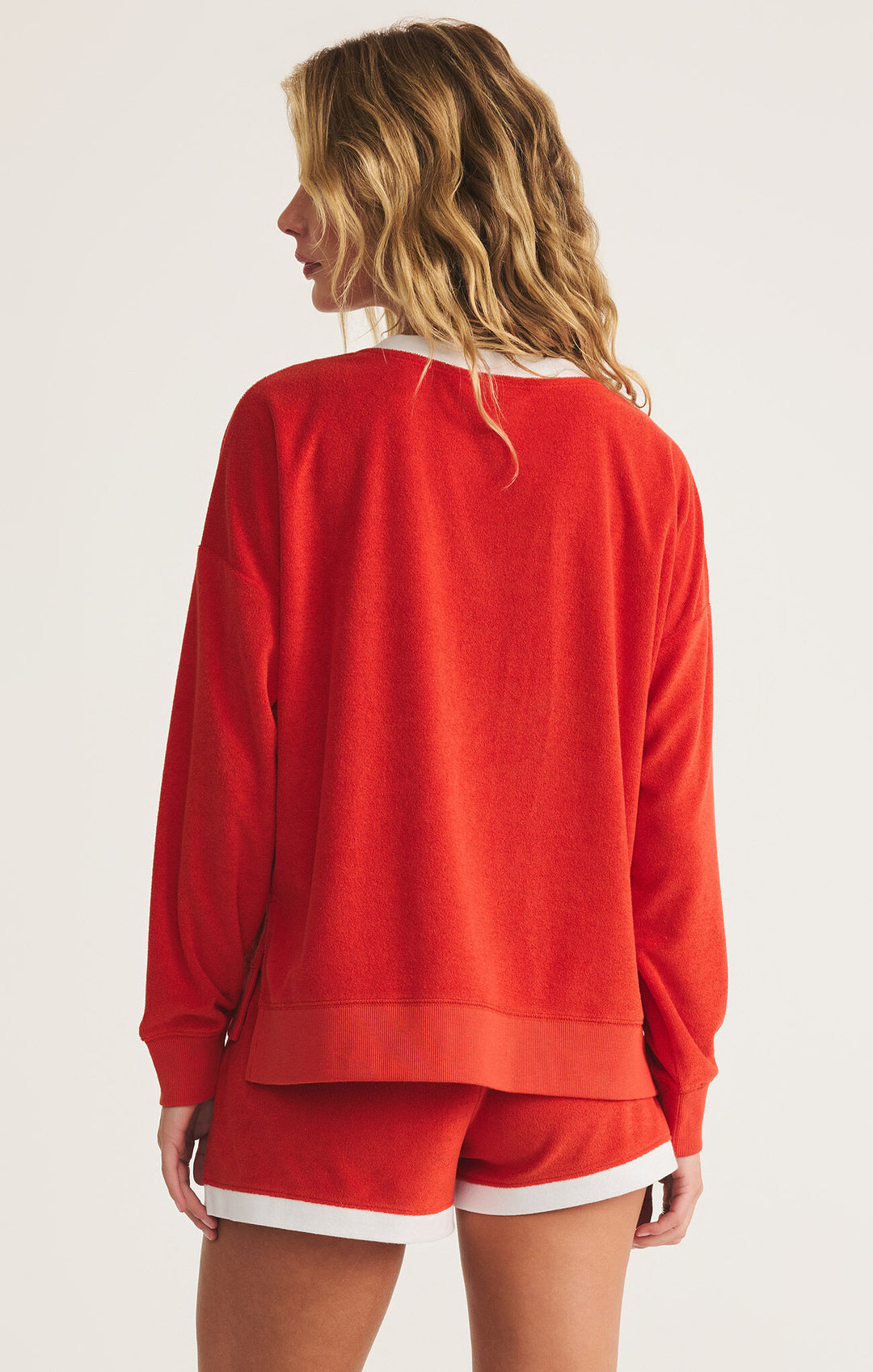 Marx V-Neck Terry Sweatshirt