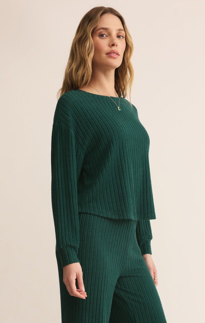 Z Supply Elfie Rib LS Top