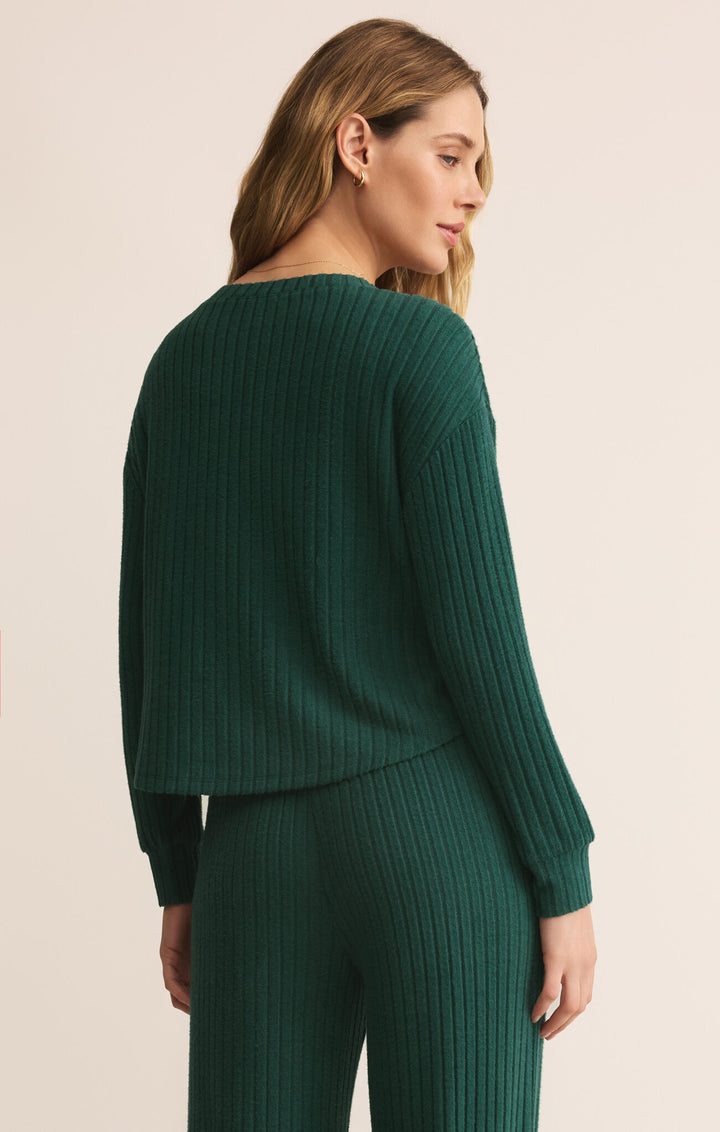 Z Supply Elfie Rib LS Top