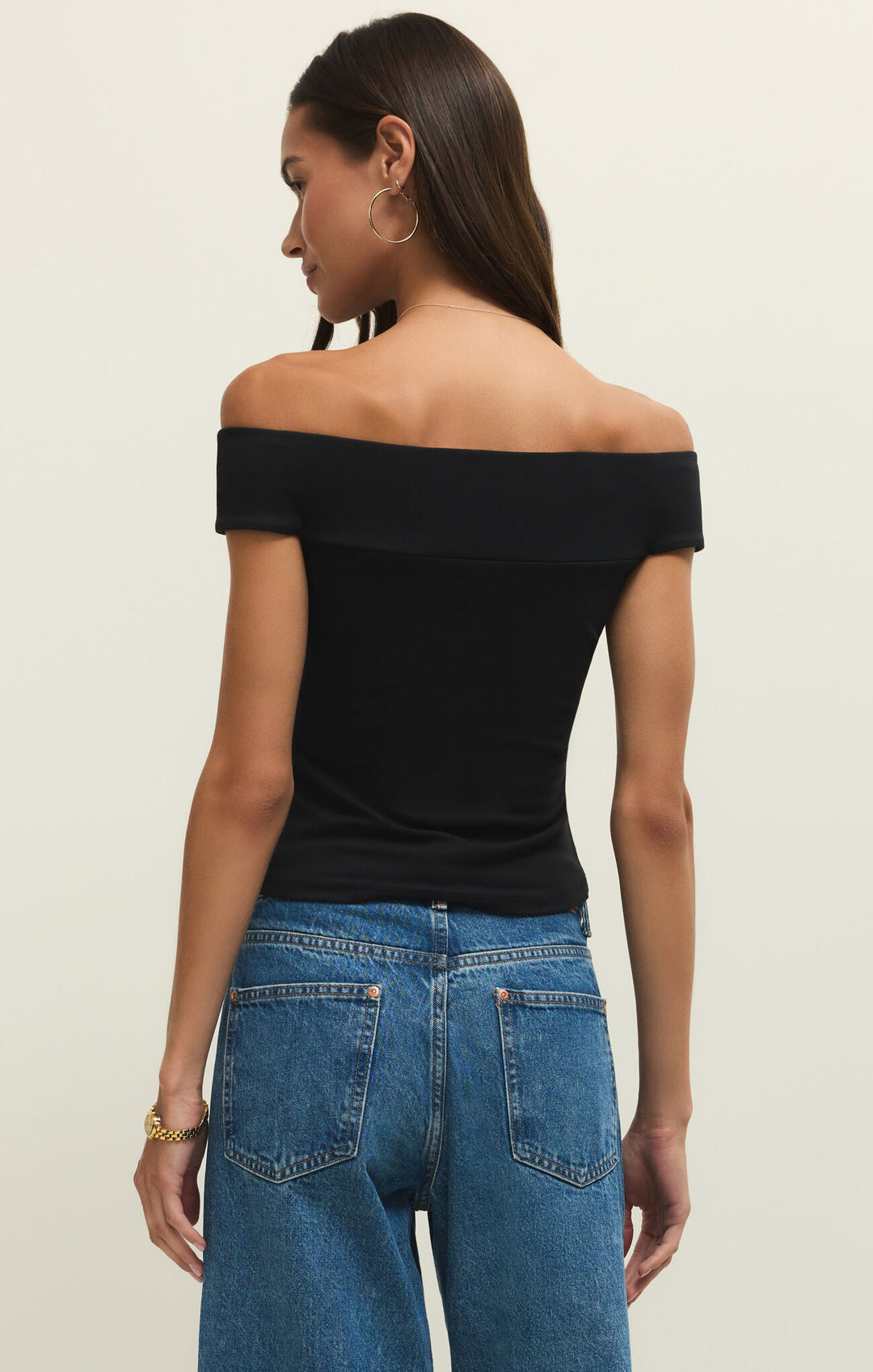 Z Supply Second Skin Off The Shoulder Top