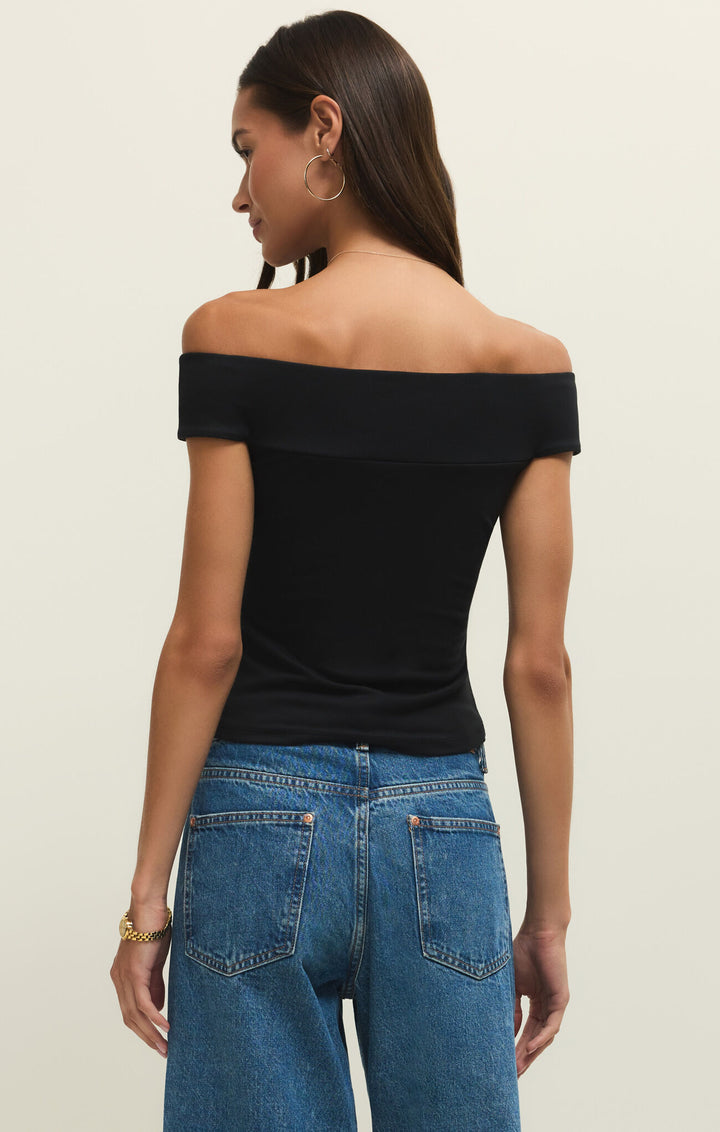 Z Supply Second Skin Off The Shoulder Top