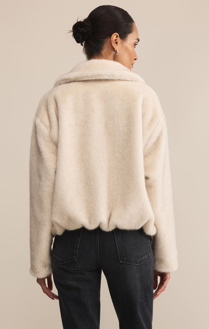 Z Supply Amethyst Faux Fur Jacket