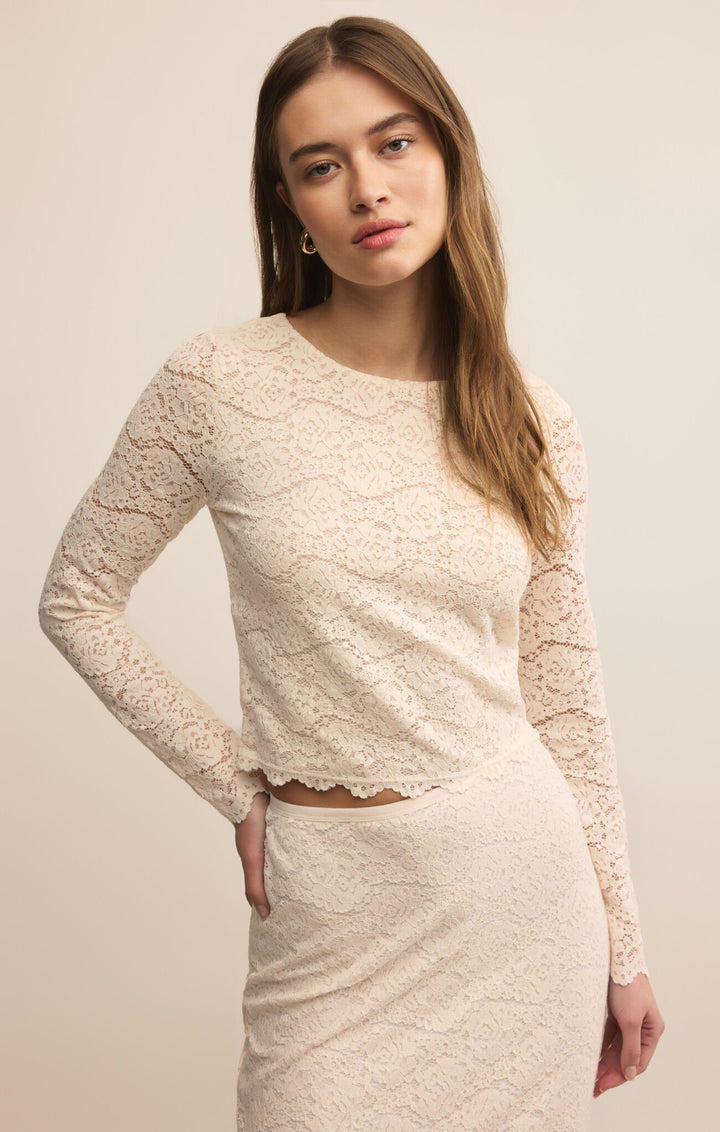 Z Supply Aurora Lace Top