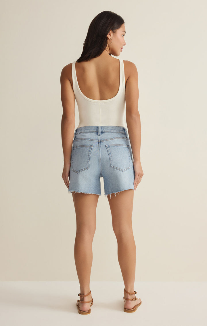 Z Supply Jonah Mid Rise Relaxed Short - Avalon