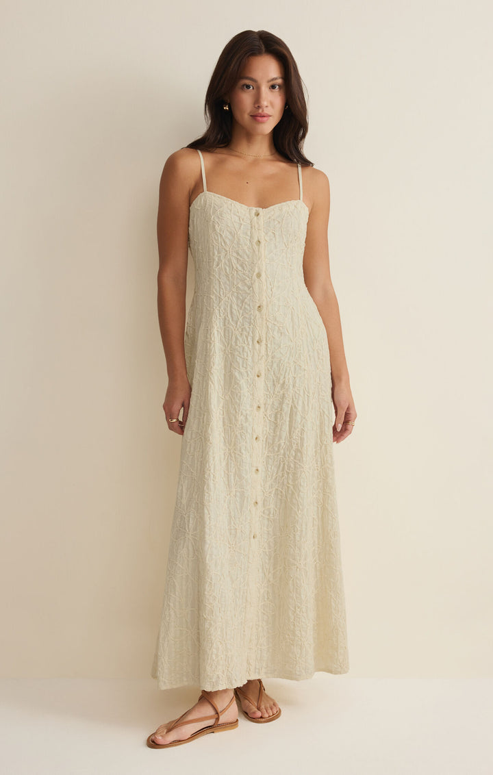 Z Supply Angel Eyes Textured Midi Dress
