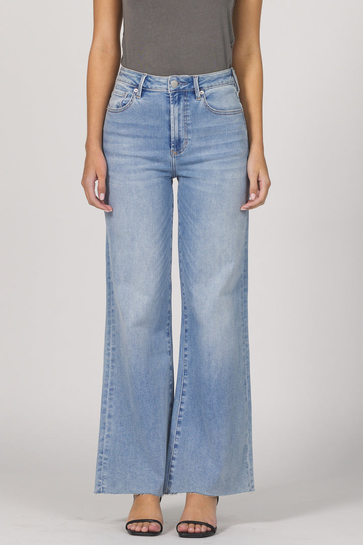 Dear John Denim Fiona Wide Leg Jeans Bluewood