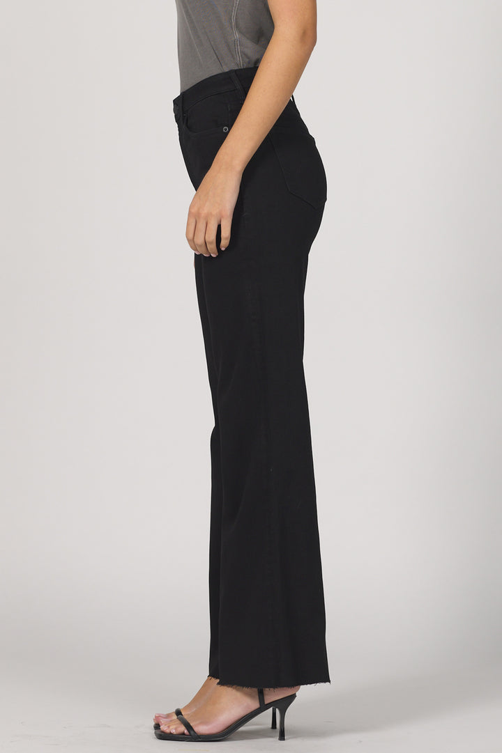 Dear John Denim Fiona Wide Leg Jeans Black Arrow
