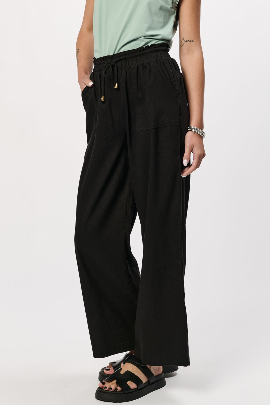 Pre Order Stormi Linen Drawstring Pants