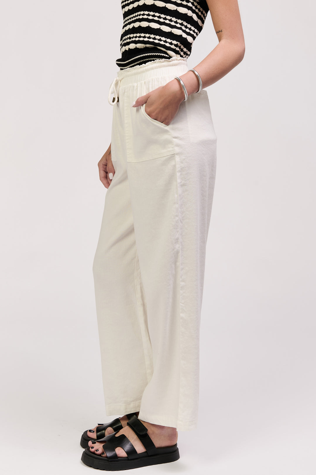Pre Order Stormi Linen Drawstring Pants