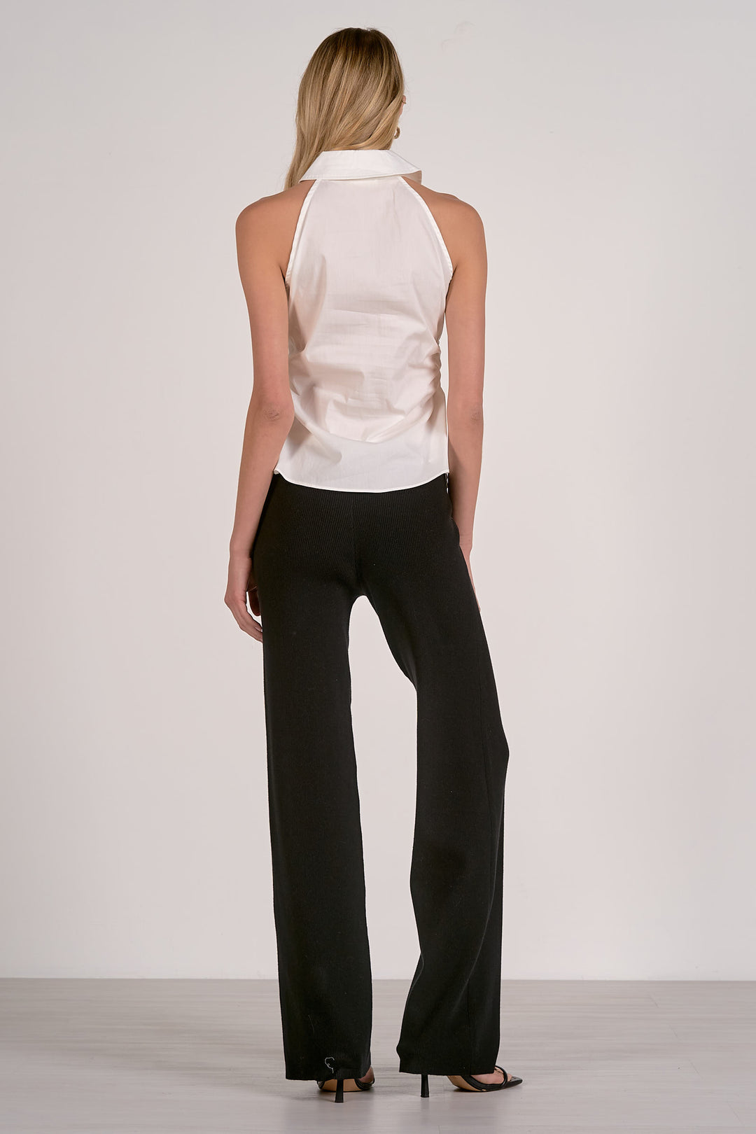 Elan Date Night Ruched Side Top