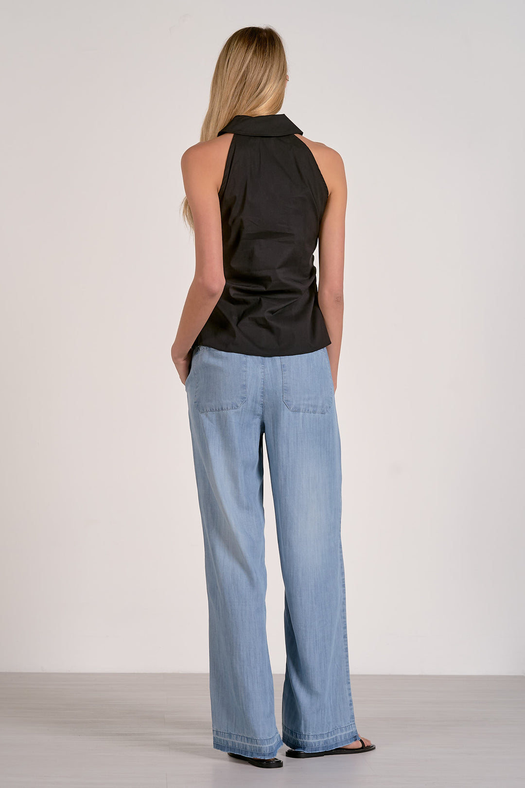 Elan Date Night Ruched Side Top