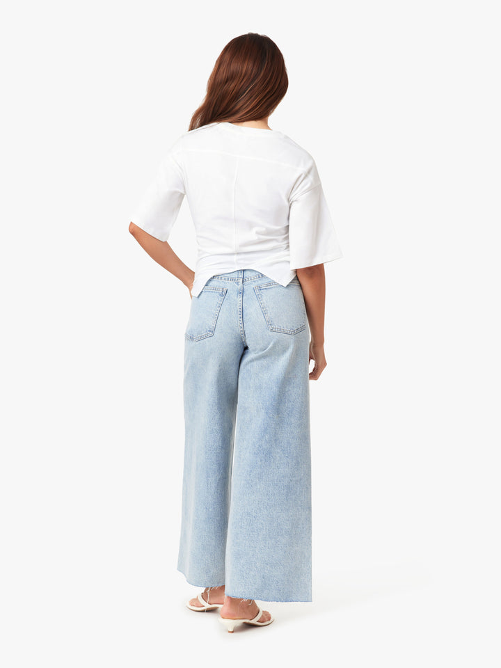 Habitual Denver High Rise Wide Leg Crop Jean