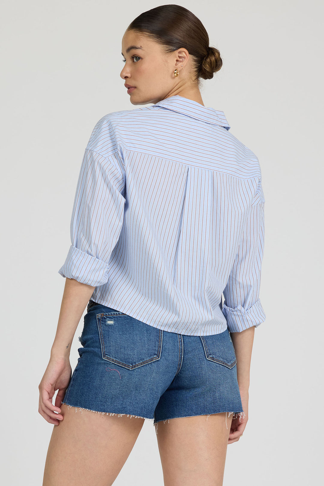 Cropped Button Down