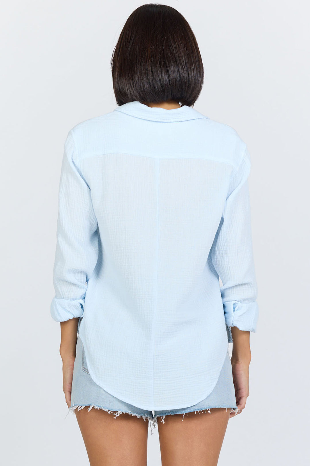 Dear John Gaia Gauze Button Down