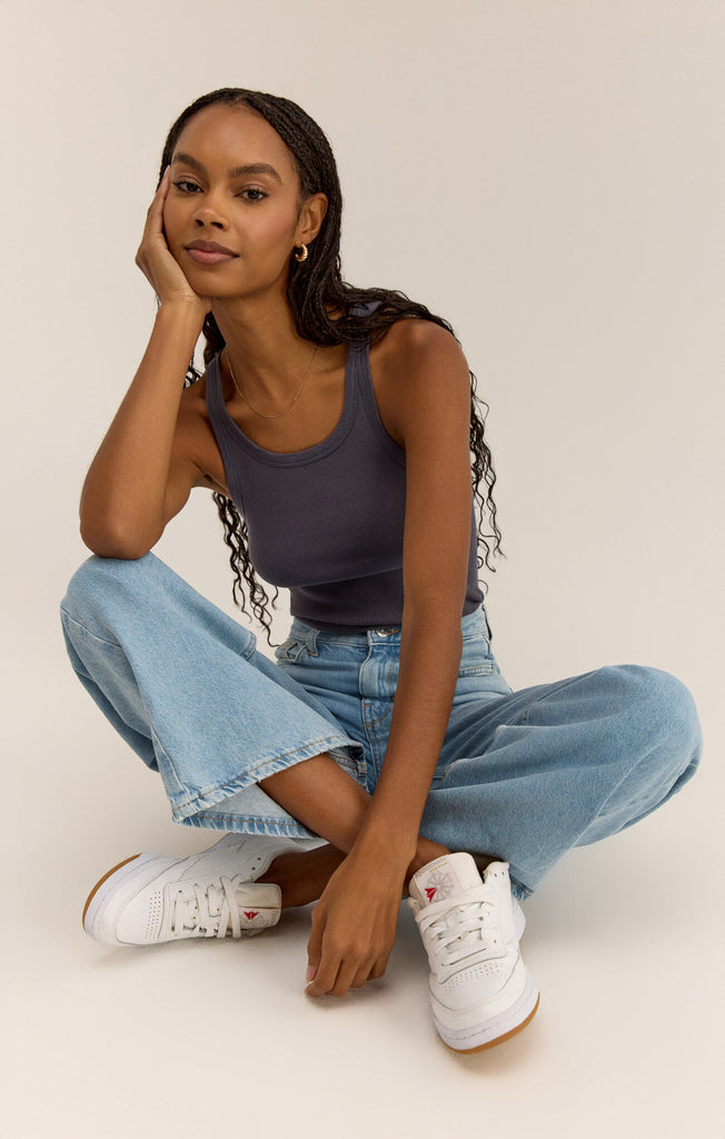Torren Rib Tank Top – Reign Boutique