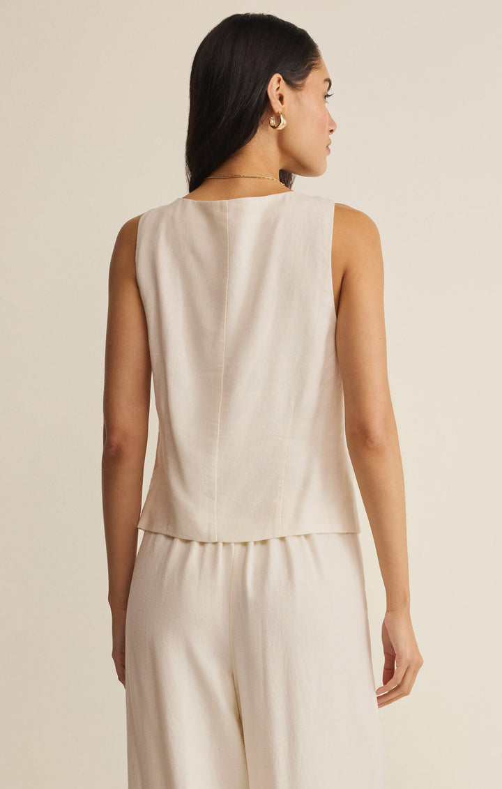 Z Supply Roman Linen Vest