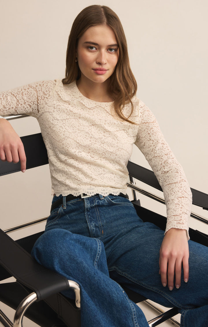Z Supply Aurora Lace Top