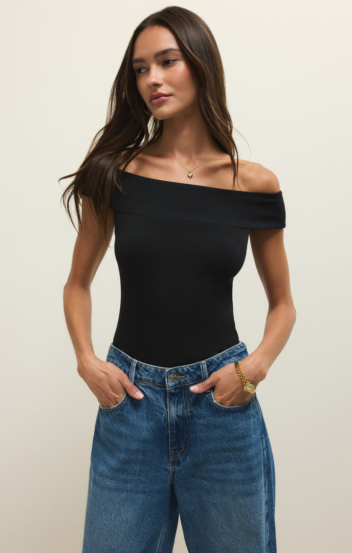 Z Supply Second Skin Off The Shoulder Top