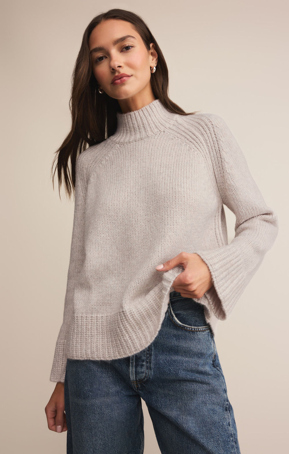 Z Supply Emerge Funnel Neck Sweater